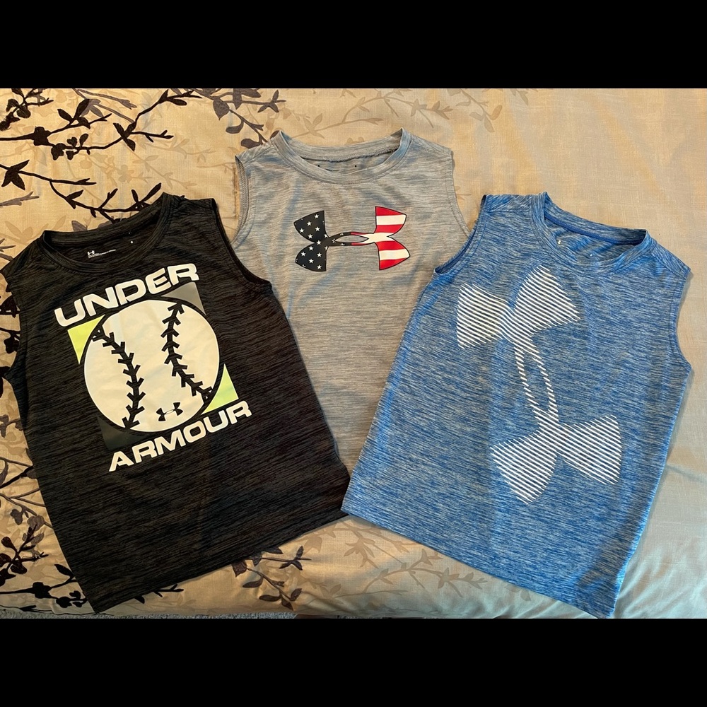 Boys UnderArmour Tanks - Lot of 3